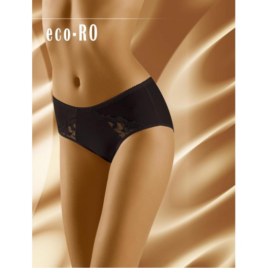 Гладки черни бикини Eco Ro