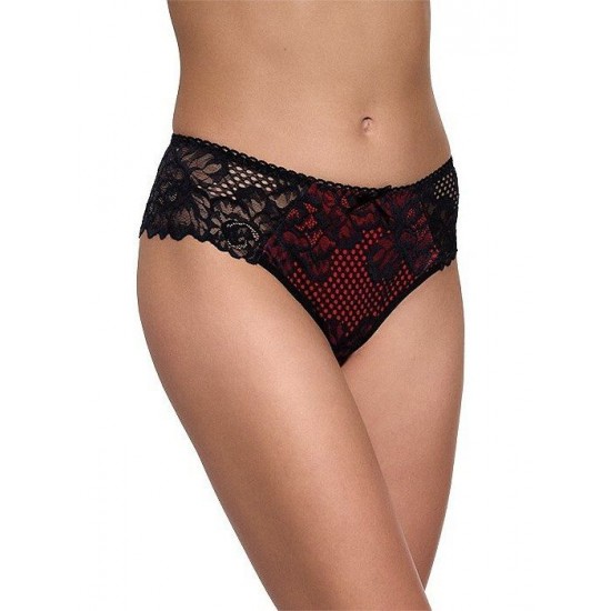 Бикини Figi-202-Czarno-Czerwone-Czarno-Czerwony