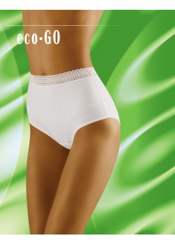 Бели бикини с висока талия Eco-Go