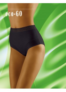 Черни бикини с висока талия Eco-Go