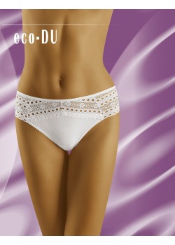 Дантелени бели бикини Eco Du