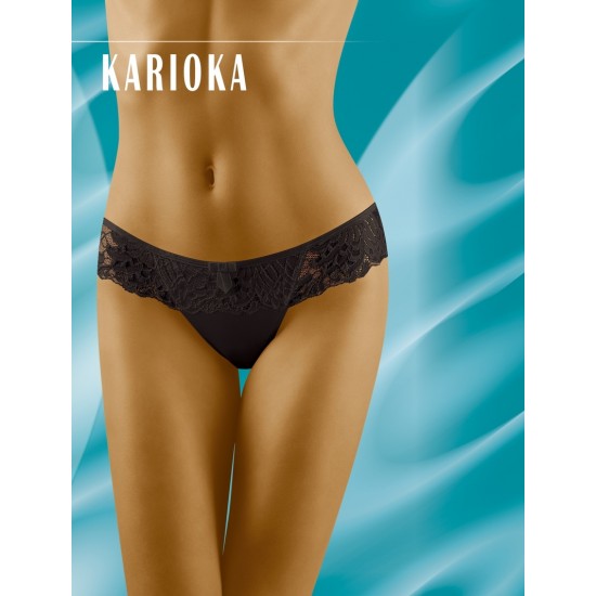 Бикини с дантела в черен цвят Karioka Бикини с дантела в черен цвят Karioka