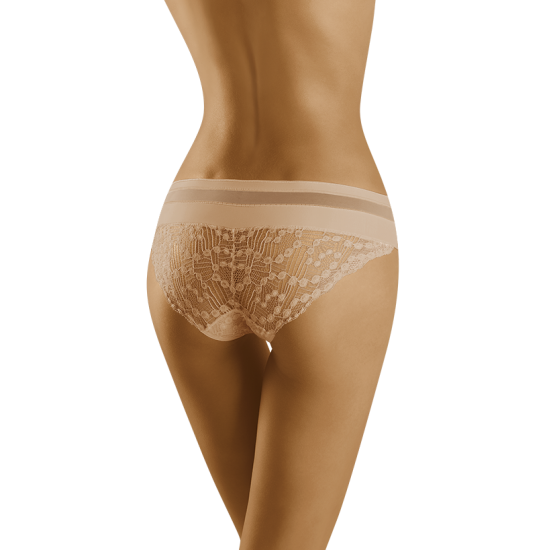Бикини с дантела в бежов цвят Leda