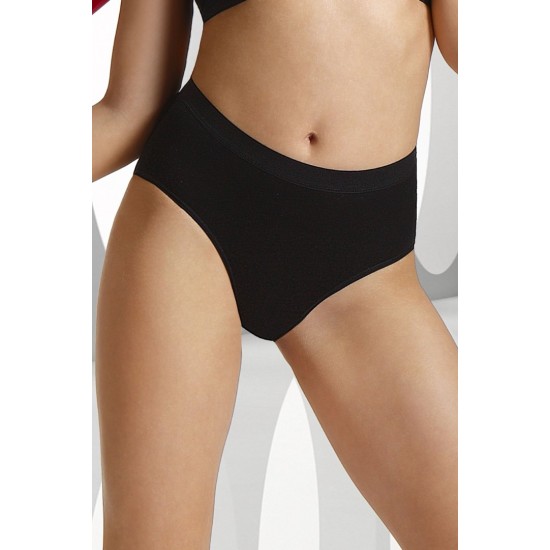 Бикини с висока талия в черен цвят Stefanie Бикини с висока талия в черен цвят Stefanie