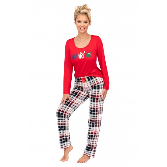 Дамска пижама Piama-Ho-Ho-Long-Red-Red Дамска пижама Piama-Ho-Ho-Long-Red-Red