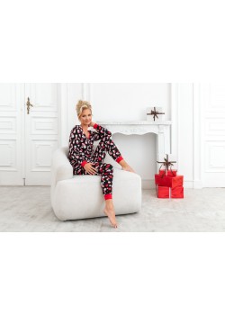 Дамска пижама Piama-Santi-Long-Black-Black Дамска пижама Piama-Santi-Long-Black-Black