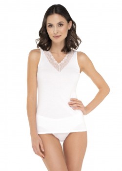 Дамски топ Koszulka-Antonina-Biaa-Biay Дамски топ Koszulka-Antonina-Biaa-Biay