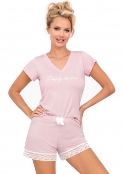 Дамска пижама Piama-Simply-12-Powder-Pink-Powder-Pink Дамска пижама Piama-Simply-12-Powder-Pink-Powder-Pink