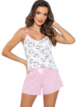 Дамска пижама Piama-Sheep-Top-Rowa-Rowy Дамска пижама Piama-Sheep-Top-Rowa-Rowy