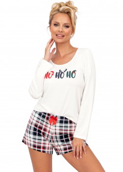 Дамска пижама Piama-Ho-Ho-II-12-Ecru-Ecru Дамска пижама Piama-Ho-Ho-II-12-Ecru-Ecru