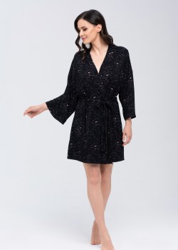 Секси халат Szlafrok-Koi-Beowo-Czarny-Beowo-Czarny Секси халат Szlafrok-Koi-Beowo-Czarny-Beowo-Czarny