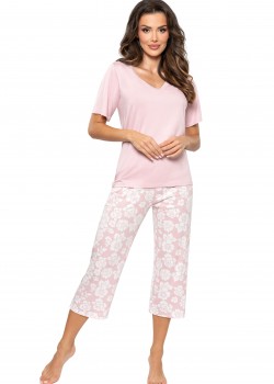 Дамска пижама Piama-Rosalia-34-Pudrowy-R Дамска пижама Piama-Rosalia-34-Pudrowy-R