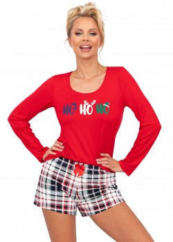 Дамска пижама Piama-Ho-Ho-II-12-Red-Red Дамска пижама Piama-Ho-Ho-II-12-Red-Red