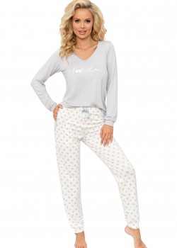 Дамска пижама Piama-Maya-Long-Ecru-Ecru Дамска пижама Piama-Maya-Long-Ecru-Ecru
