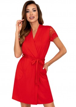 Секси халат Szlafrok-Felicia-Red-Czerwony Секси халат Szlafrok-Felicia-Red-Czerwony
