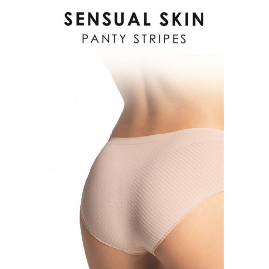 Бикини MAJTKI - PANTY STRIPES SENSUAL SKIN LIGHT NUDE 2
