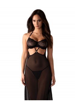 Нощница Koszula-nocna-Iliosa-chemise-stringi-GRATIS-Czarny Нощница Koszula-nocna-Iliosa-chemise-stringi-GRATIS-Czarny