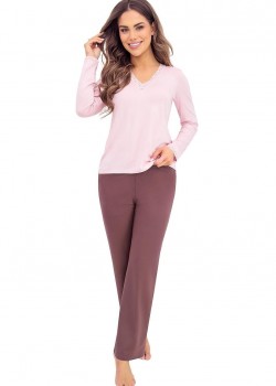 Дамска пижама Piama-Daphne-Long-Rowa-Rowy Дамска пижама Piama-Daphne-Long-Rowa-Rowy