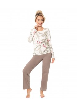 Дамска пижама Piama-Michelle-Long-Beowy Дамска пижама Piama-Michelle-Long-Beowy