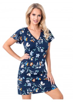 Нощница Koszula-nocna-Caroline-Granatowy Нощница Koszula-nocna-Caroline-Granatowy