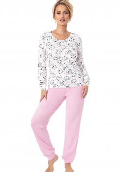 Дамска пижама Piama-Sheep-Long-Rowa-Rowy Дамска пижама Piama-Sheep-Long-Rowa-Rowy