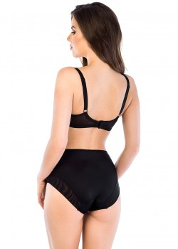 Бикини с висока талия в черен цвят 19057