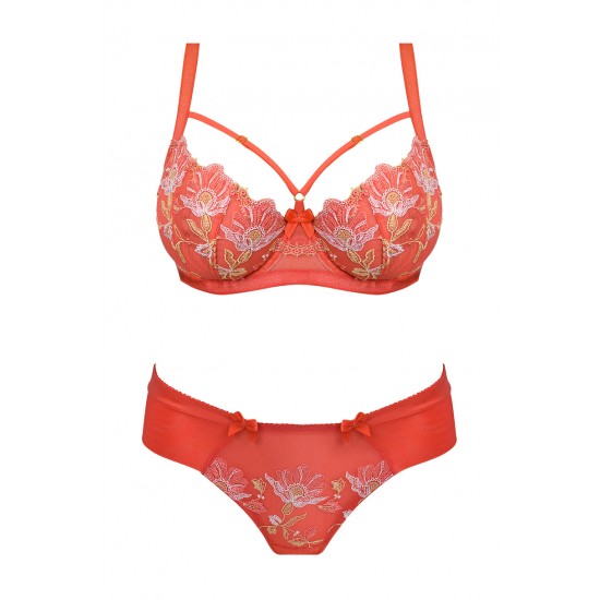 Бикини тип бразилиана в оранжев цвят Apricot 19069