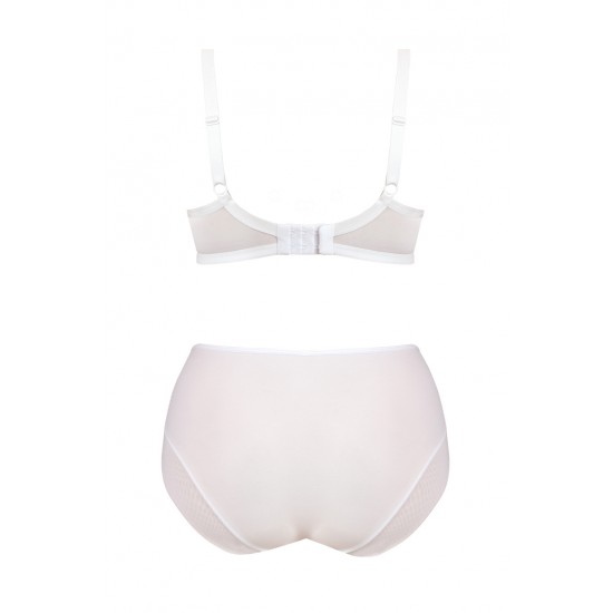 Сутиен с меки чашки в бял цвят 19057