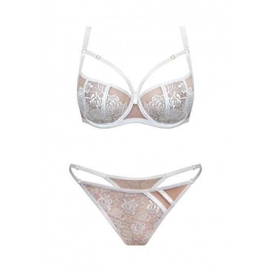 Прашки с дантела в бял цвят HARMONY 19082