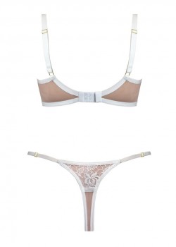 Прашки с дантела в бял цвят HARMONY 19082