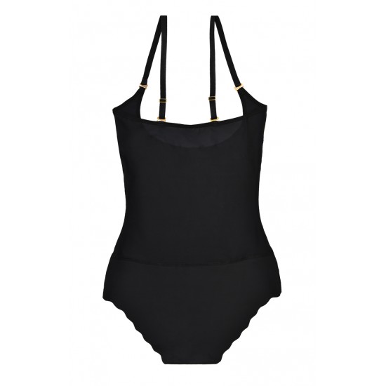 Моделиращо боди с отворен бюст в черен цвят SENCE 18002