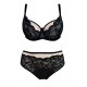 Сутиен с полуподплатени чашки в черен цвят TANGO 01076