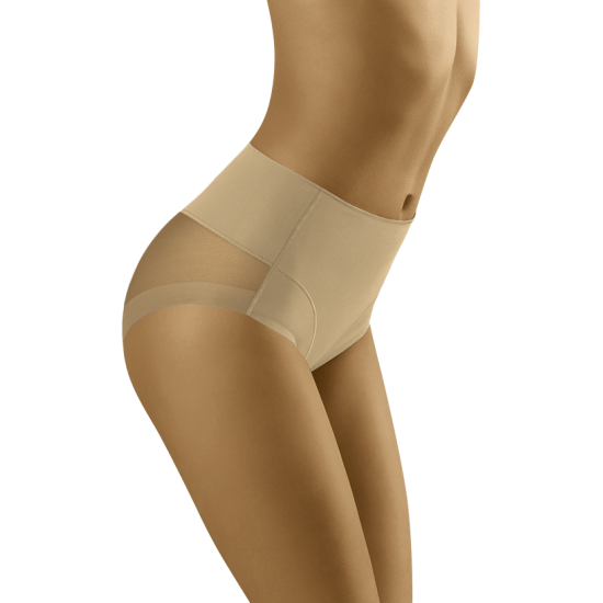 Бикини с висока талия в бежов цвят Uniqa