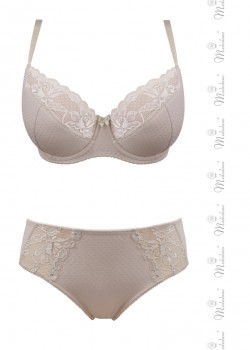 Полуподплатен сутиен в бежов цвят DITA 11058