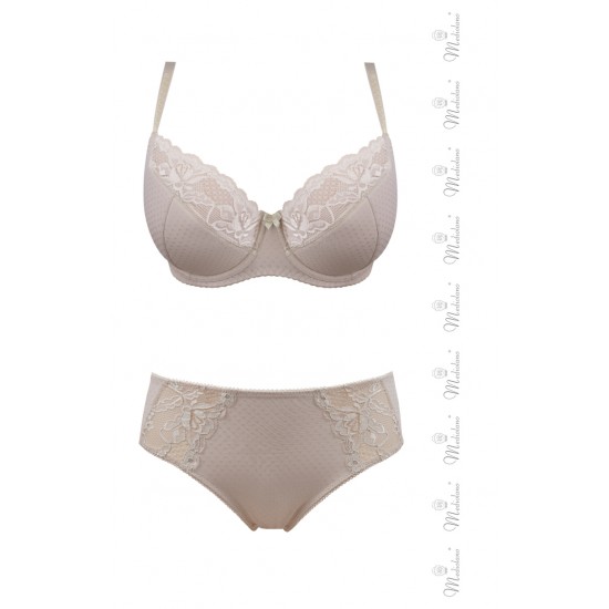 Полуподплатен сутиен в бежов цвят DITA 11058