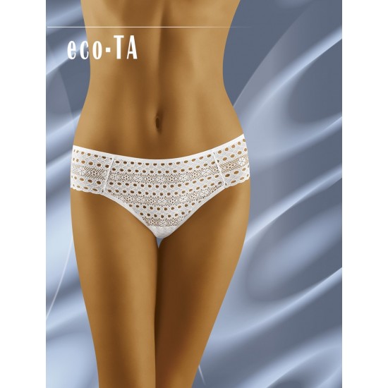 Памучни бикини на дупки в бял цвят Eco Ta Памучни бикини на дупки в бял цвят Eco Ta