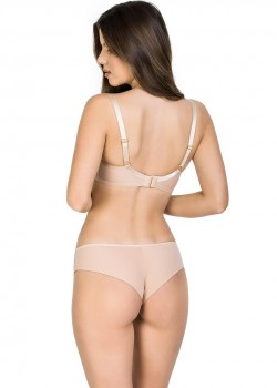 Сутиен с меки чашки в бежов цвят DEZIRO 19025
