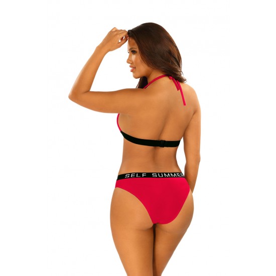 Червен бански от две части MIAMI