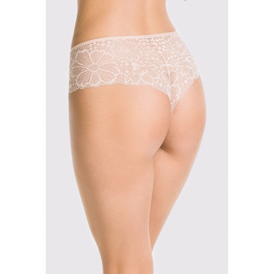 Дантелени бразилиани в бежов цвят JULIA 19167