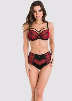 Бикини с висока талия в червен цвят NAKED 19064 Бикини с висока талия в червен цвят NAKED 19064
