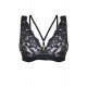 Луксозен дантелен сутиен в черен цвят JASMIN 19152