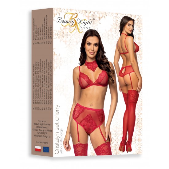 Луксозно секси бельо от три части Cristalyn