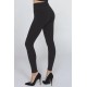 Дамски безшевен клин LEGGINGS SKINNY HOT HIGH WAIST-3XL BLACK