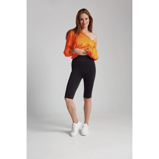 Дамски безшевен клин LEGGINGS MIRELLA SHORTS BLACK