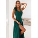 Елегантна дълга рокля в зелен цвят 643-1 Елегантна дълга рокля в зелен цвят 643-1