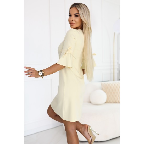 Ежедневна рокля в жълт цвят, модел 217-12 Ежедневна рокля в жълт цвят, модел 217-12