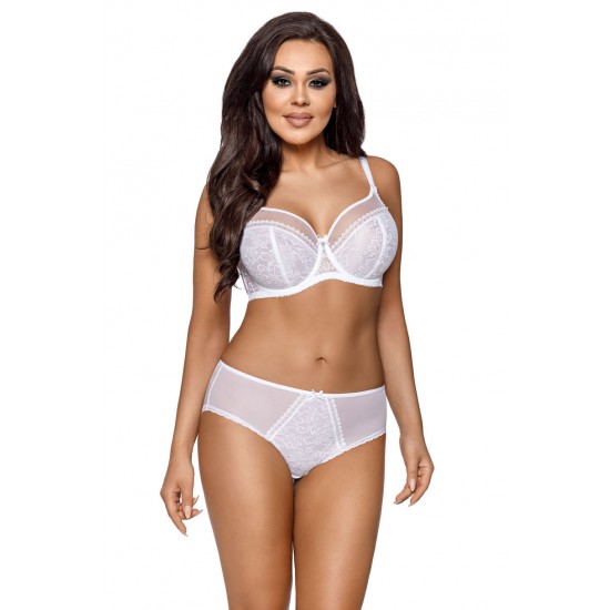 Сутиен с меки чашки в бяло 1396