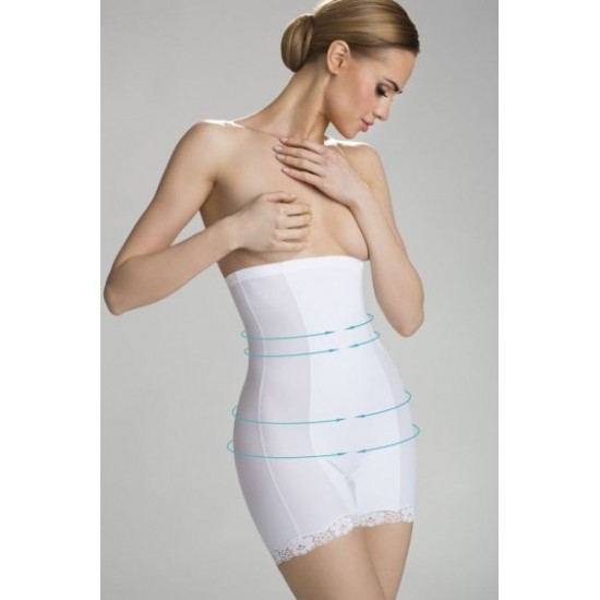 Оформящи бикини с висока талия в бяло Vanessa