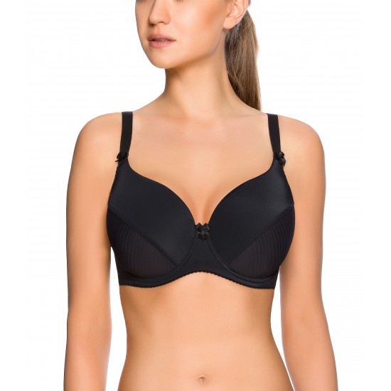 Сутиен с подплатени чашки в черен цвят Сутиен с подплатени чашки в черен цвят