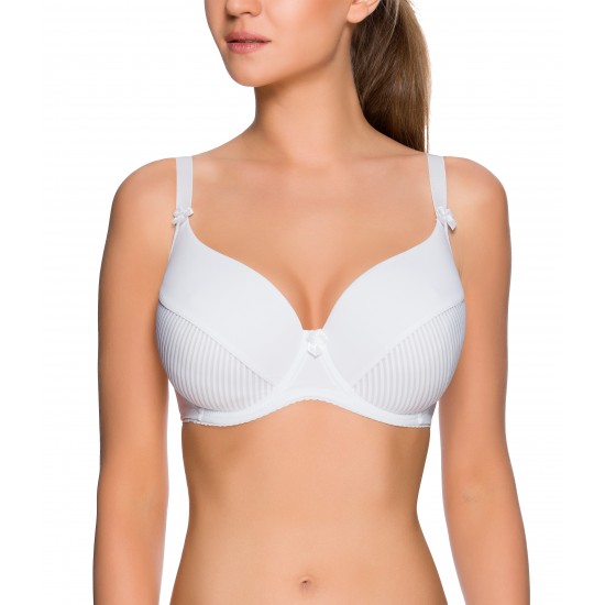 Сутиен с подплатени чашки в бял цвят Сутиен с подплатени чашки в бял цвят